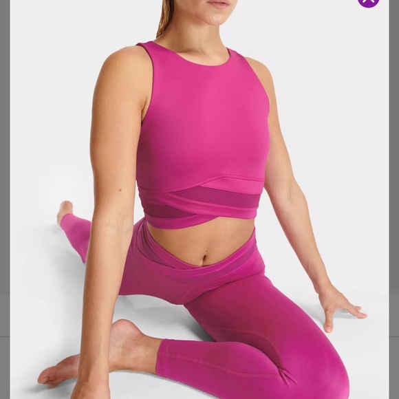 Sweaty Betty All Day Wrap Crop Top sz L NWOT - Picture 5 of 8